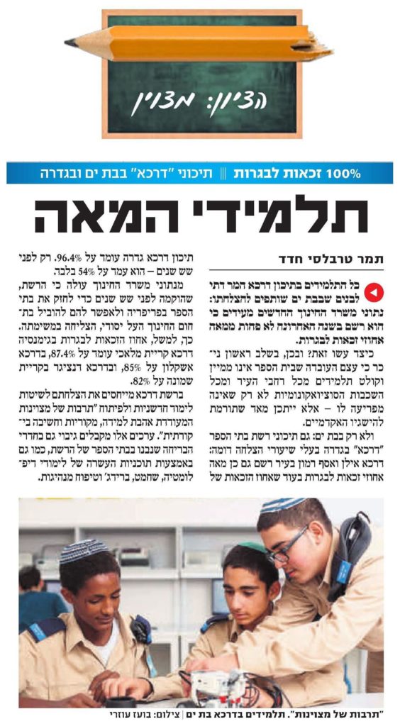 תלמידי המאה כתבה